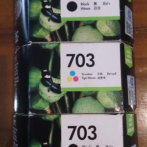 Wade Tinta Cartridge Printer Hp 703B/C