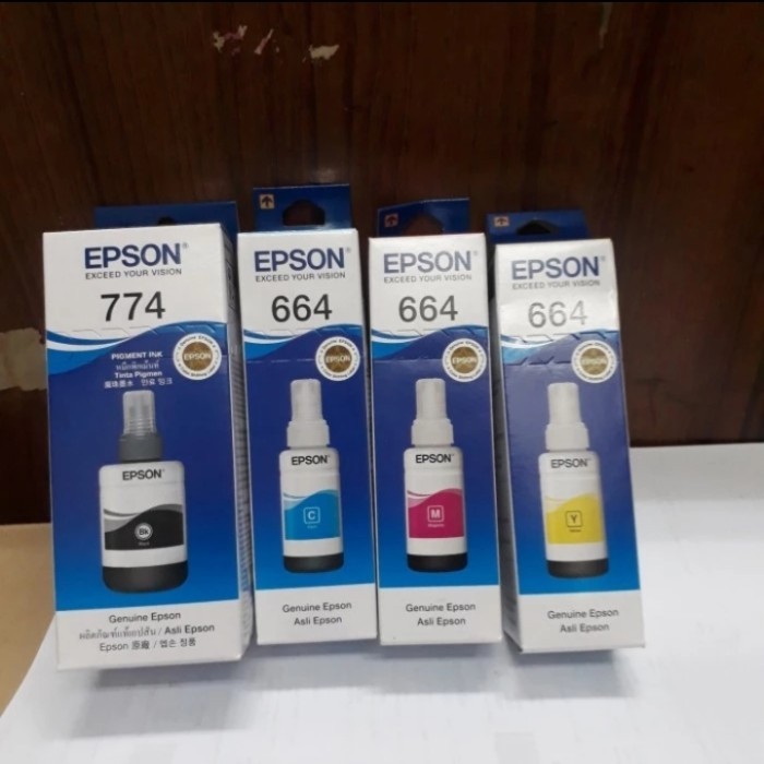 Wade Tinta Printer Epson L600,L655,L1455, ( 1 Set ) Original