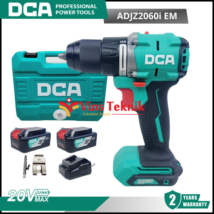 Wiji Dca Adjz2060 Impact Drill Brushless Dca Adjz2060I Bor Baterai