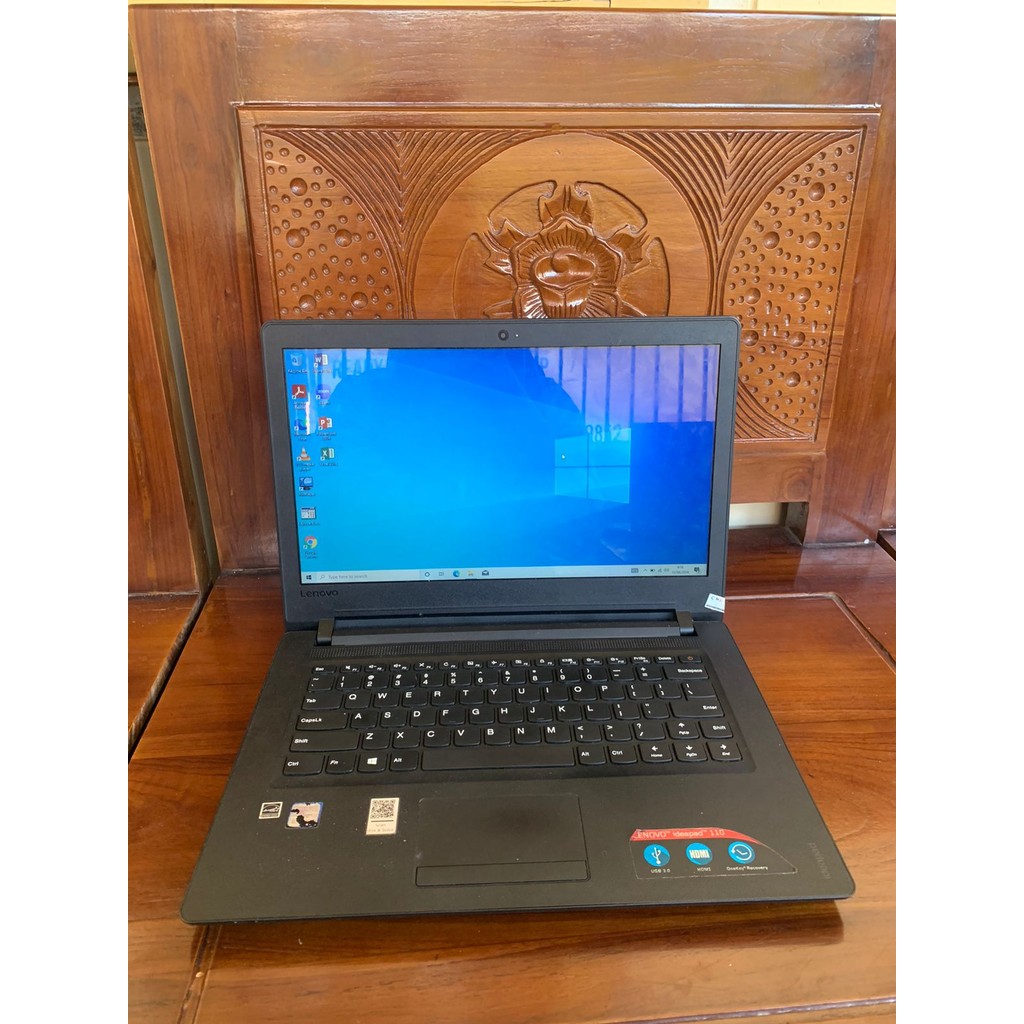 Laptop Lenovo ideapad 110-14IBR LAPTOP MURAH LAPTOP SECOND LAPTOP INTEL CELERON RAM 4 MALANG
