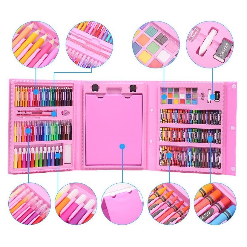 

yl-24 SHENAR Pensil Warna Crayon Set Isi 208pcs/ Crayon set Macam Warna Cocok Menggambar Mewarnai Alat Menggambar Melukis Anak-anak Crayon Cat Air Pensil Murah