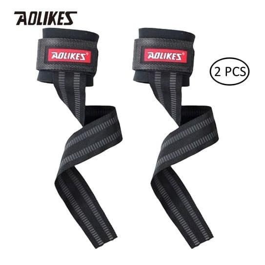 

Aolikes 7638 Wrist Band Weightlifting Barbell Alat Angkat Beban Ori