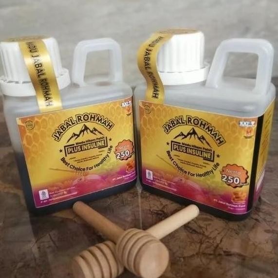 

Madu Jabal Rohmah 250 Gram Hitam Pahit Plus Insulin Menurunkan Kadar Gula Darah - Meningkatkan Imunitas Tubuh