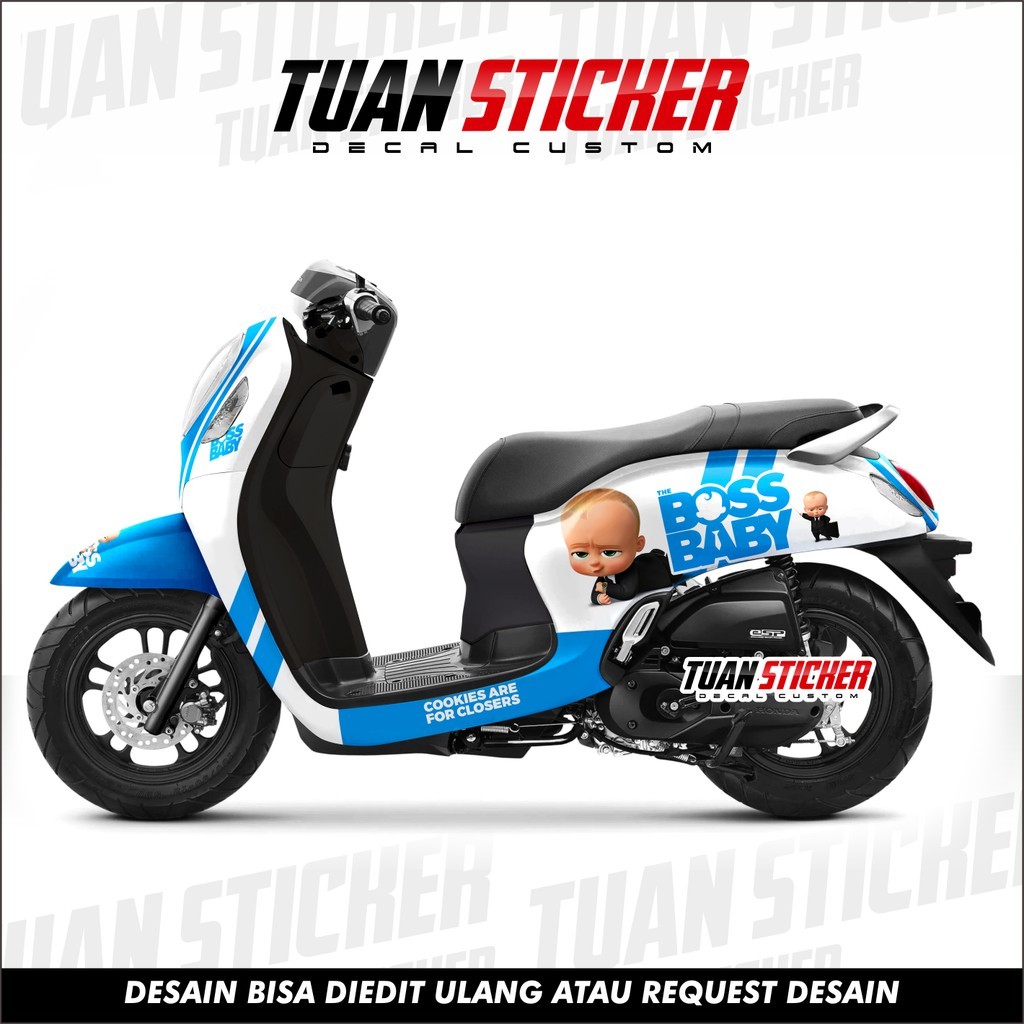 Sticker Striping Decal Scoopy 2021, sticker scoopy 2021, striping scoopy 2021 stiker scoopy 2021 BOS