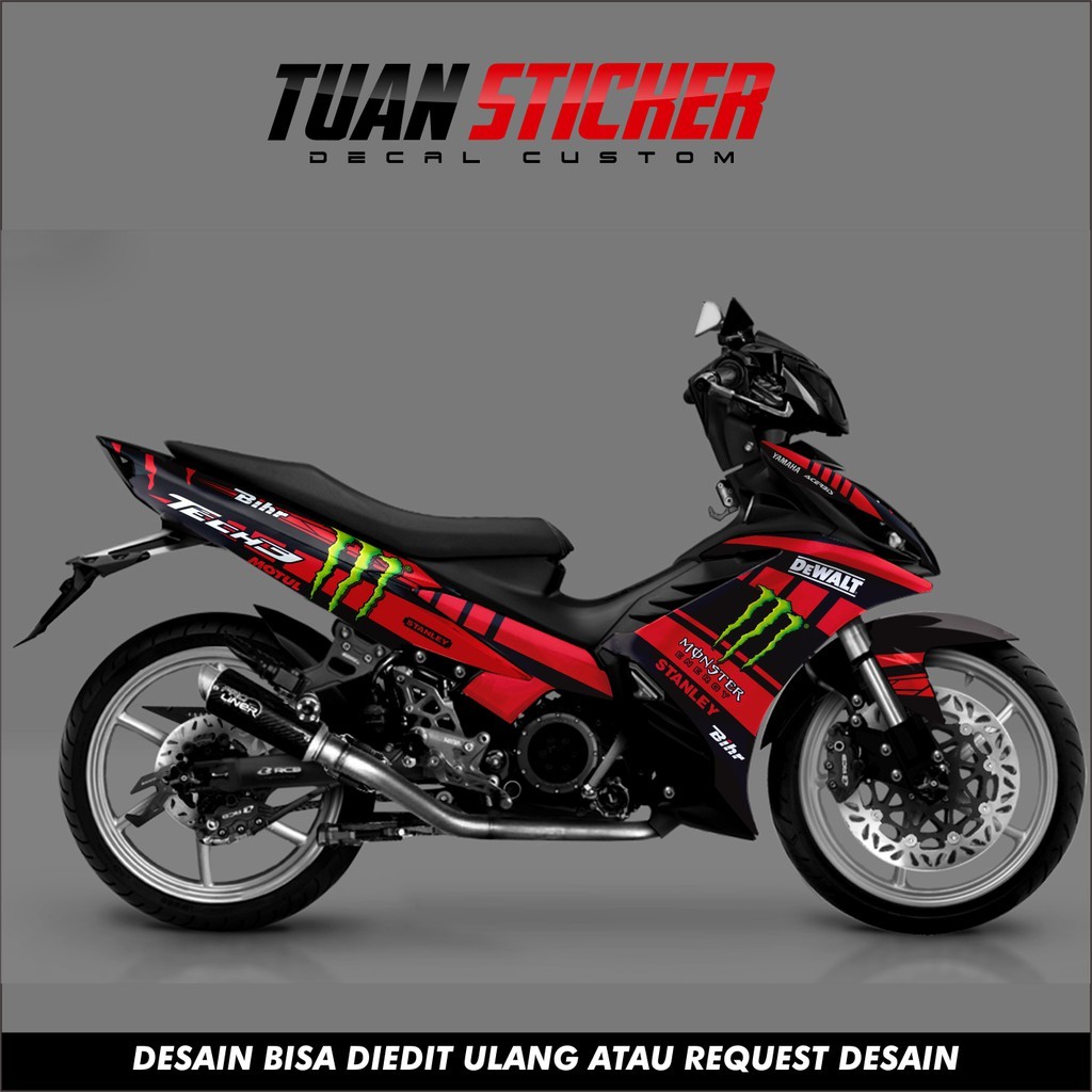 Sticker decal  jupiter mx 135, Striping jupiter mx 135 , Sticker jupiter mx 135 livery