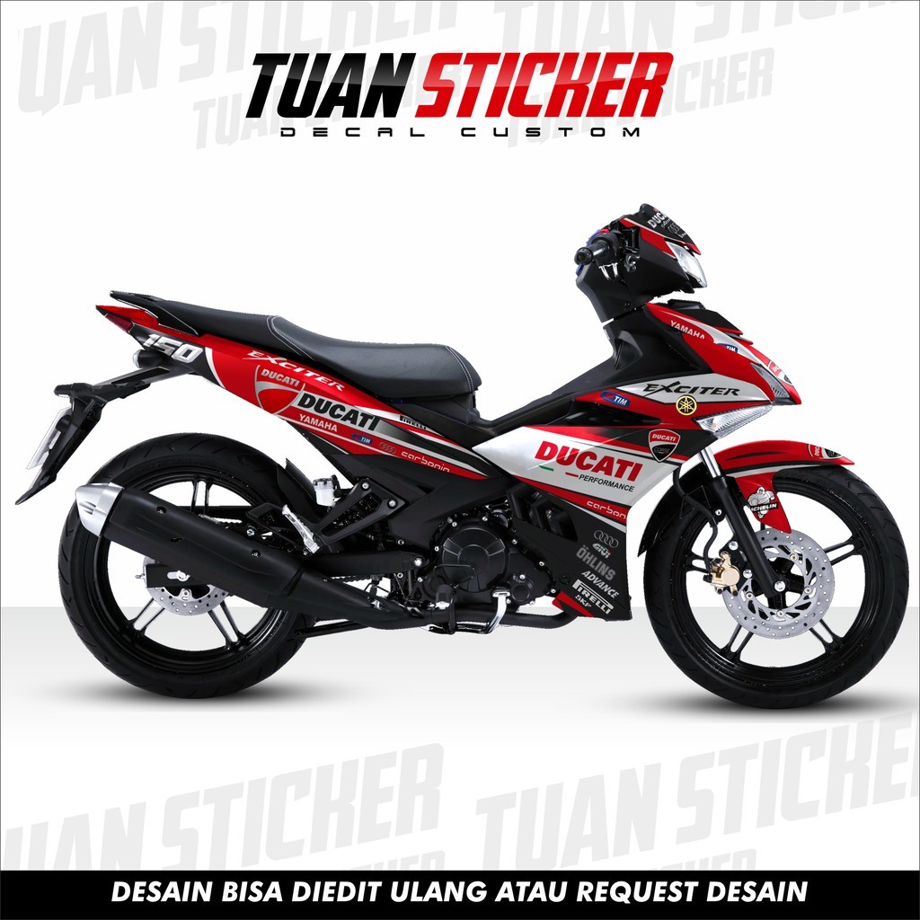 Sticker decal  jupiter mx king, Striping  jupiter mx king , Sticker new jupiter mx king ducati