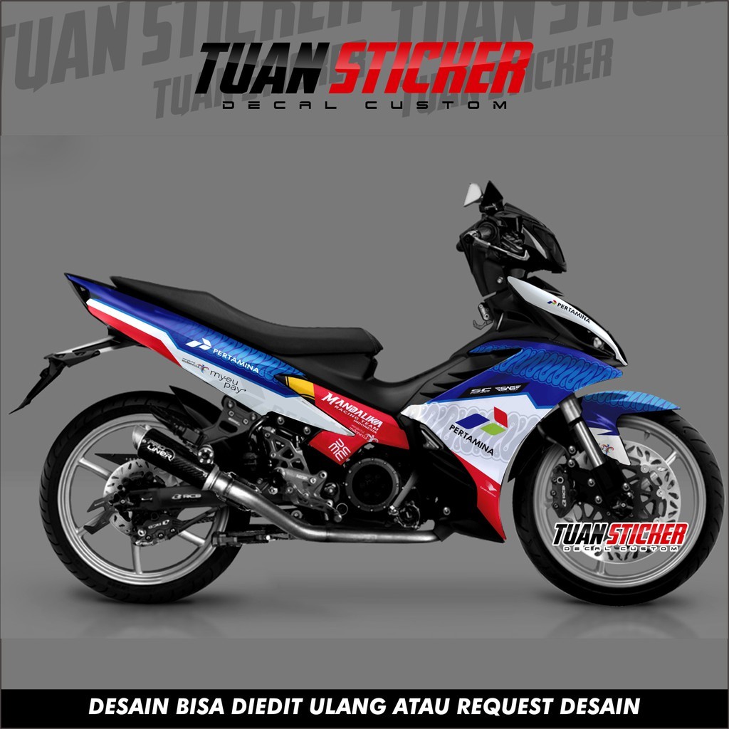 Sticker decal  jupiter mx 135, Striping jupiter mx 135 , Sticker jupiter mx 135 mandalika