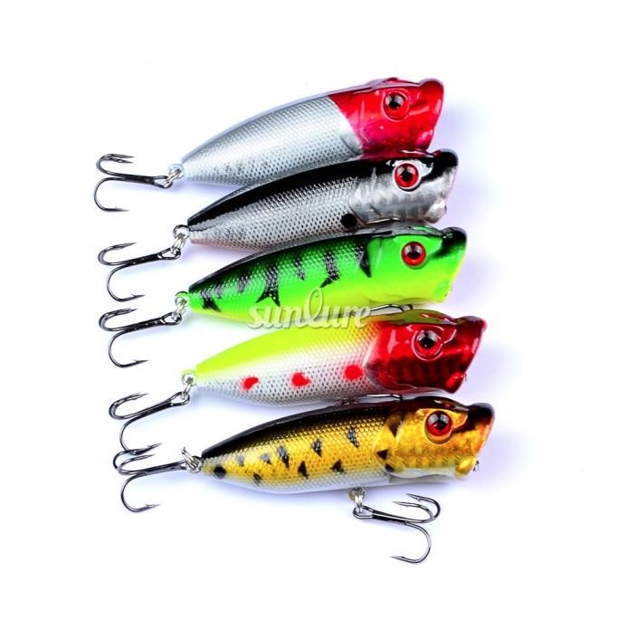 

Lure Popper Fisihing Popper Umpan Ikan Popper Sunlure 7.3Cm/11G Minnow