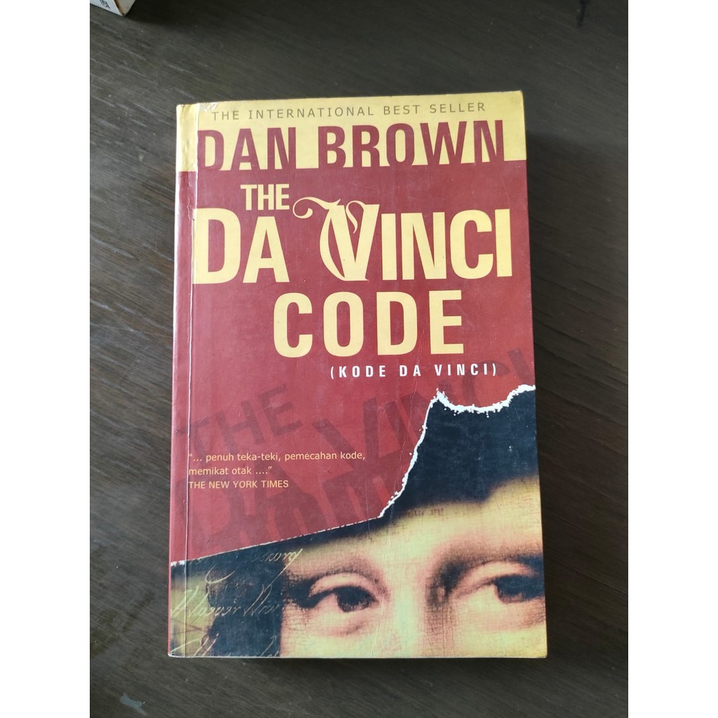 BUKU NOVEL THE DA VINCI CODE ( KODE DA VINCI )