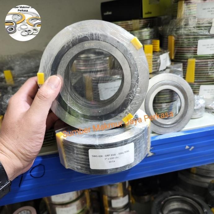 

Spiral Wound Gasket Ansi 600 Ss316 ( Swg Ansi 600 Ss316 ) 3" Inch / Dn 80