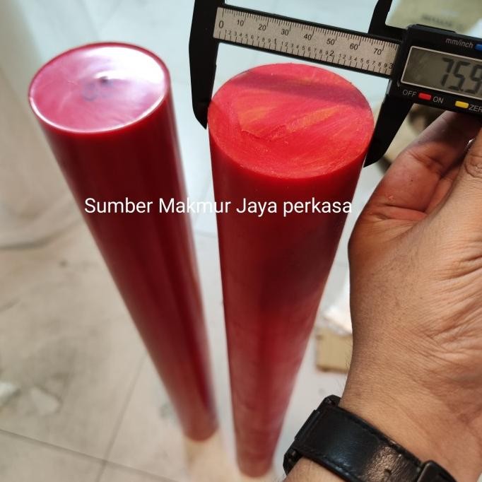 

Polyurethane Rod Merah ( Pu Batangan Merah ) 75Mm X 100 Cm