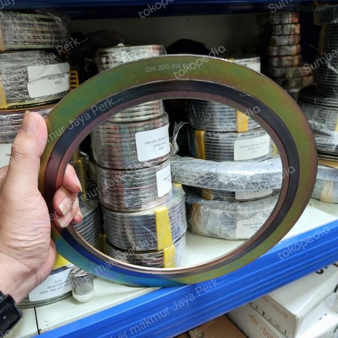 

Swg Pn25 Carbon Steel ( Spiral Wound Gasket Cs Pn25 ) 8"Inch