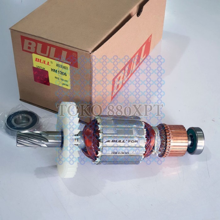 *:*:*:*:*] Armature Angker Rotor Makita HM1306 HM 1306 Bull