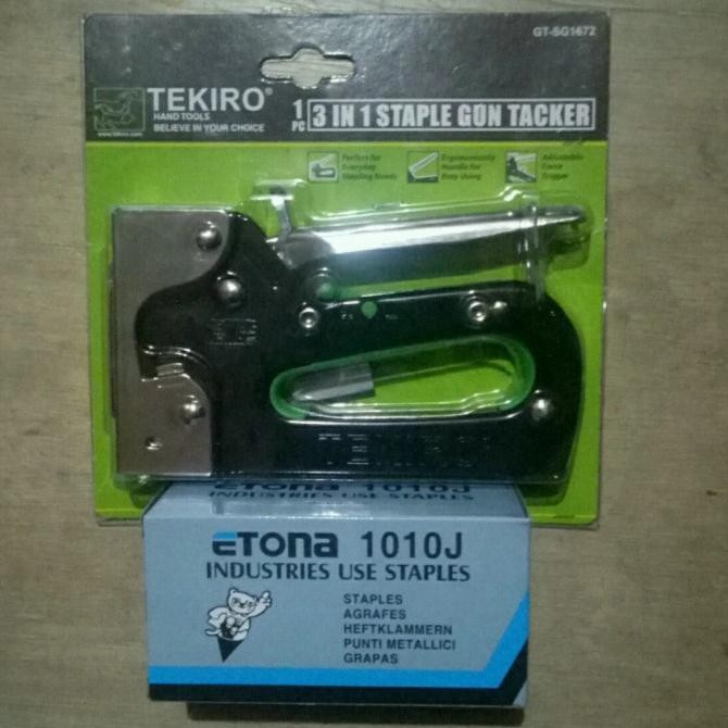 

Staples Tekiro 3 In 1 Dan Isi Staples Etona 1010J 10Mm