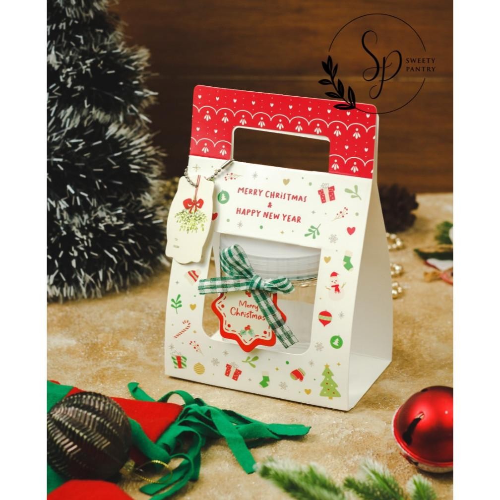 

ORIGINAL Box hampers natal kotak packaging Sleeve Christmas df-8