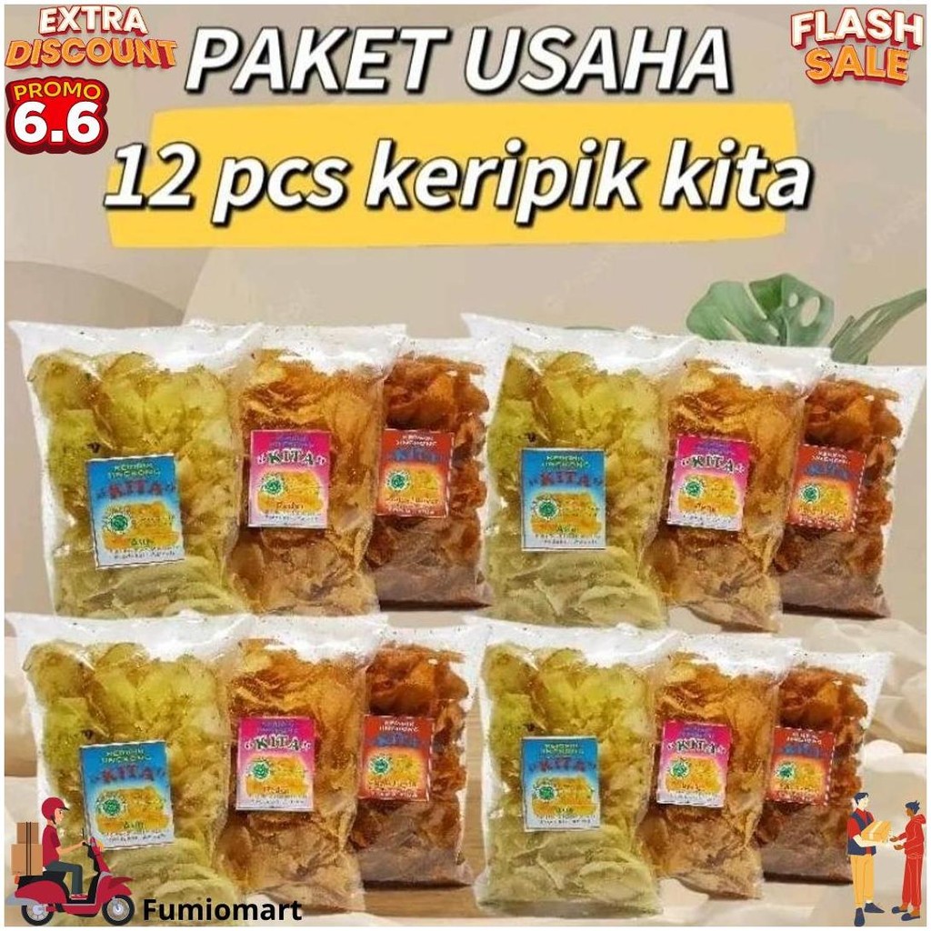 

Bundling 12 Bungkus Keripik Singkong Kita D Promo Puncak