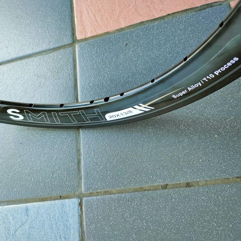 fx-23 VELG SEPEDA 20 x 1 3/8 SMITH LUBANG 28H 32H 28 32 H HOLE RIMS RIM 20+ PLUS DOUBLE WALL 20x1 3/