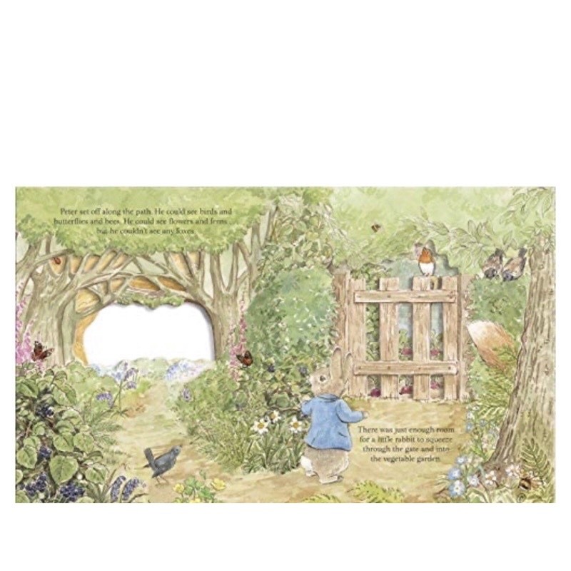 Peep inside tale Peter Rabbit / Buku cerita Anak / Buku Import