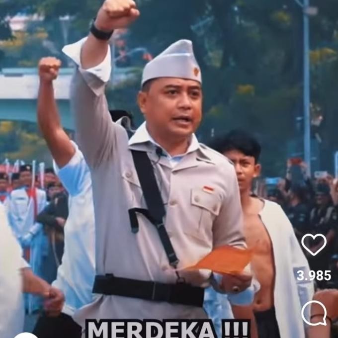 kostum pejuang baju bung Tomo tanpa sabuk no 6