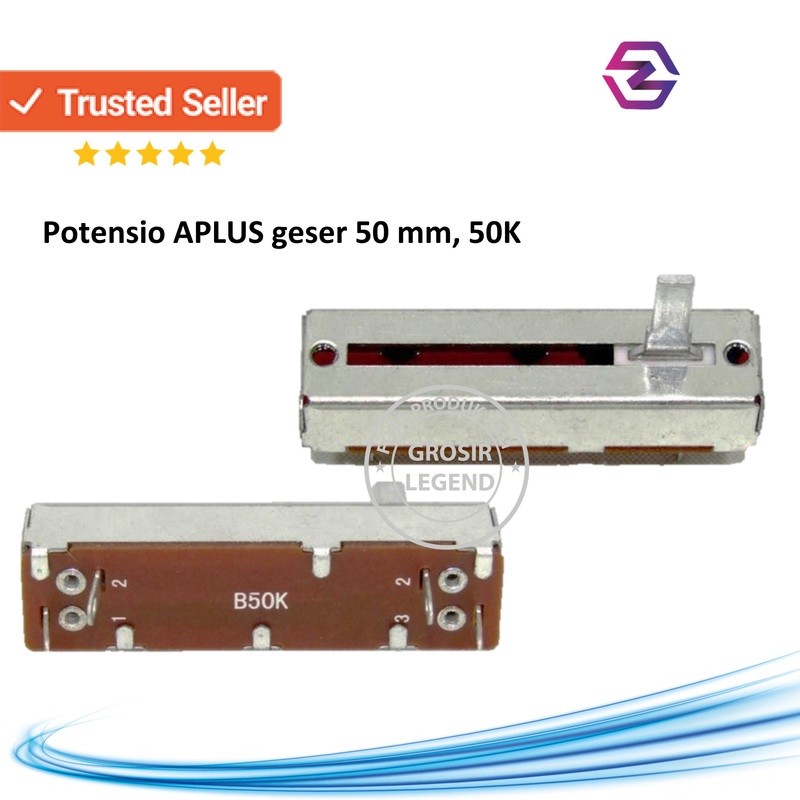 Potensio Geser 50k 5cm B100k