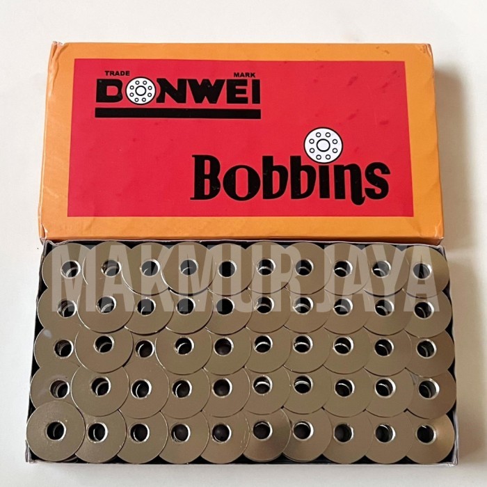 

Kualitas terbaik] [1 DOS ISI 100 PCS] SPOOL BESI MESIN JAHIT HIGHSPEED KUALITAS BAGUS