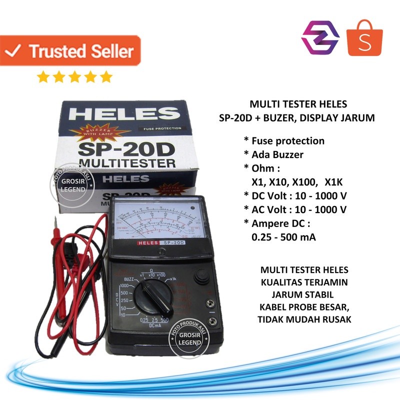 Multitester multimeter analog Heles SP 20 D