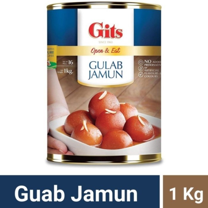 

#####] GULAB JAMUN OPEN & EAT GITS 1KG / / Gulab Jamun Tin Pack / Manisan India