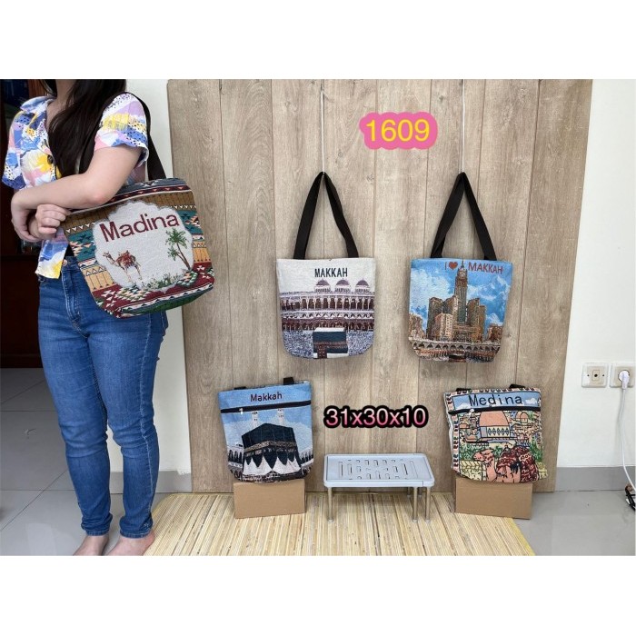 STOK TERBATAS TAS MEKKAH / OLEH OLEH ARAB SAUDI / OLEH OLEH NAIK HAJI