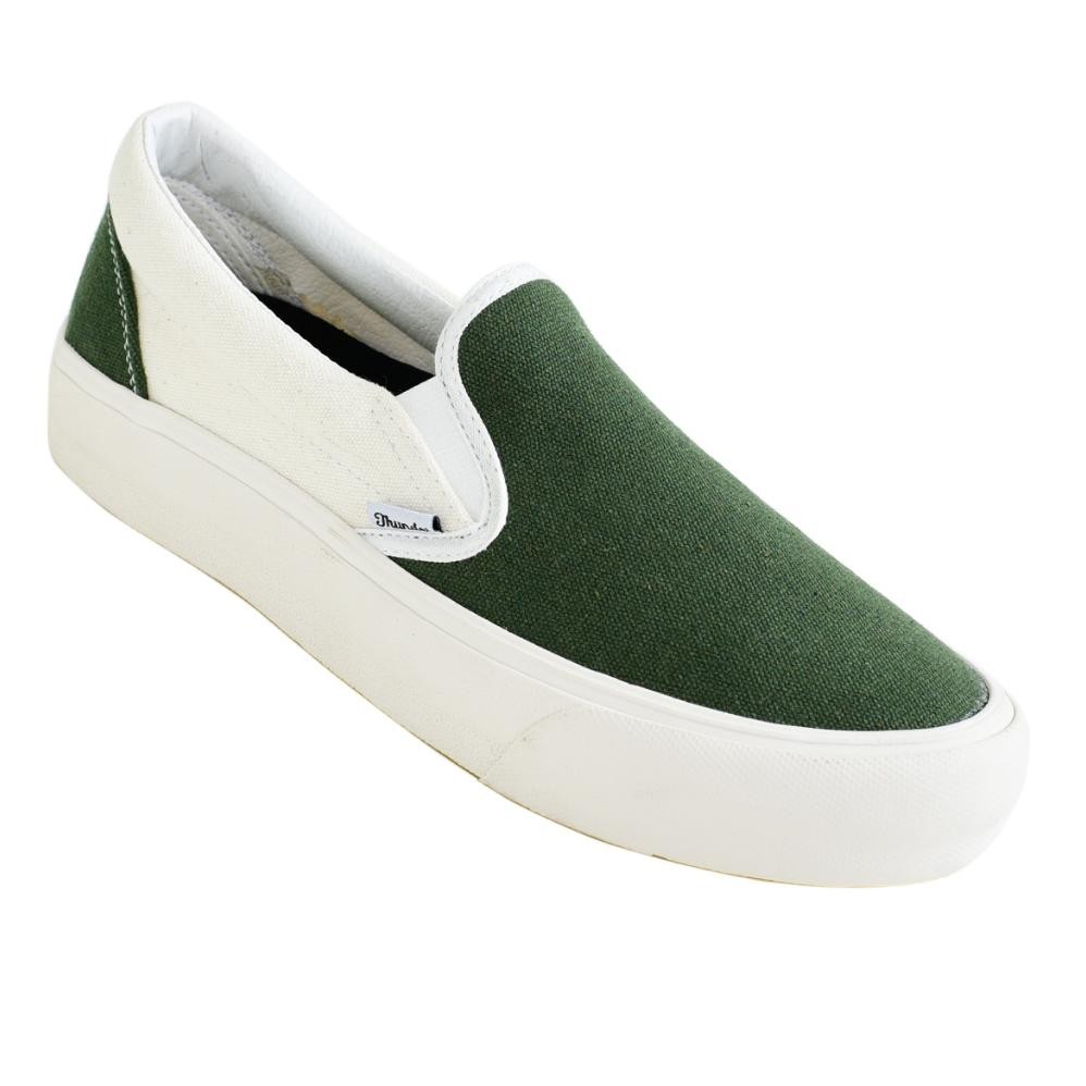 wd-54 Sepatu Thunderbear - Slip On Voltaire GF Green Original