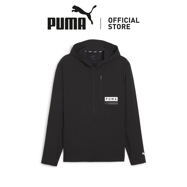 PUMA Jaket Studio Bertudung Pria Ultraweave