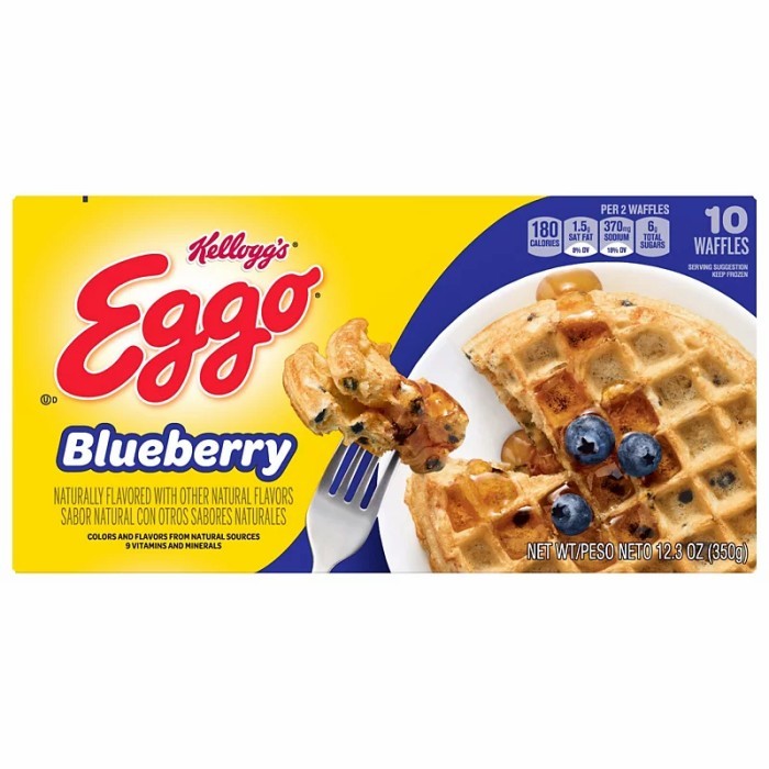 

Kellogs Eggo Waffle 12,3Oz 350Gr