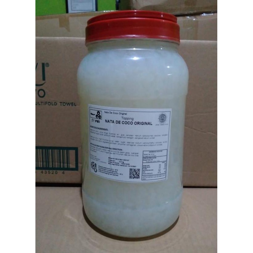 

Nata De Coco / Standar @3,2Kg - Quality / Topping