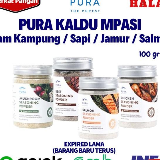 

Pura Seasoning Kaldu Ayam Kampung / Sapi / Jamur / Salmon Mpasi