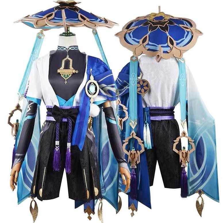 CR - Game Genshin Impact Cosplay Wanderer Scaramouche Cosplay Costume Genshin Impact Wanderer Cospla