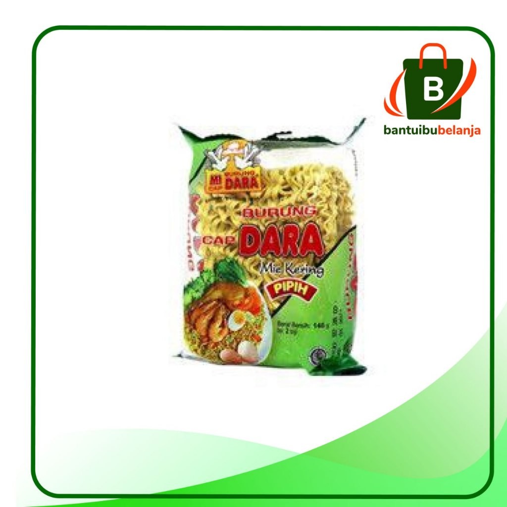 

MIE KERING PIPIH cap BURUNG DARA 140 gram