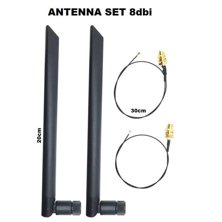 Antenna Ax200 Ax210 Ax201 9560 M2 Mhf4 Ipex4 Wifi Dual Antena Ngff