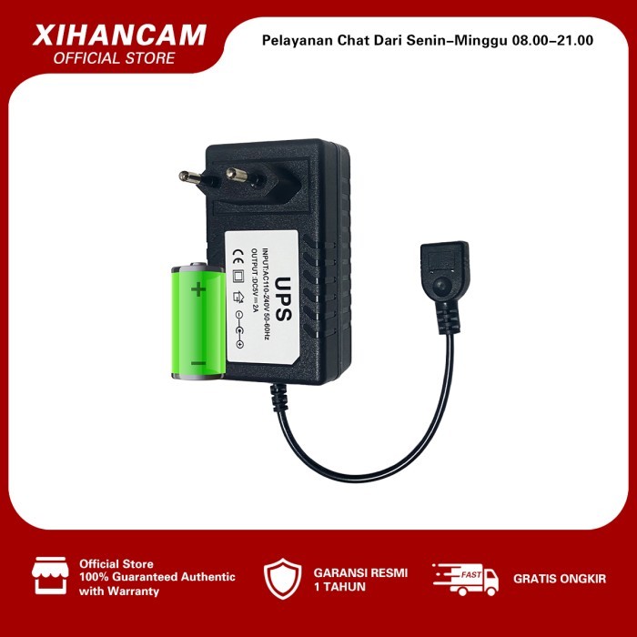 Xihancam Ups Mini 5V 2A Usb Travel Adaptor Cctv Baterai Internal