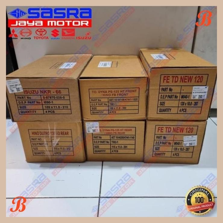 | SS | BRAKE LINING KAMPAS REM NTB