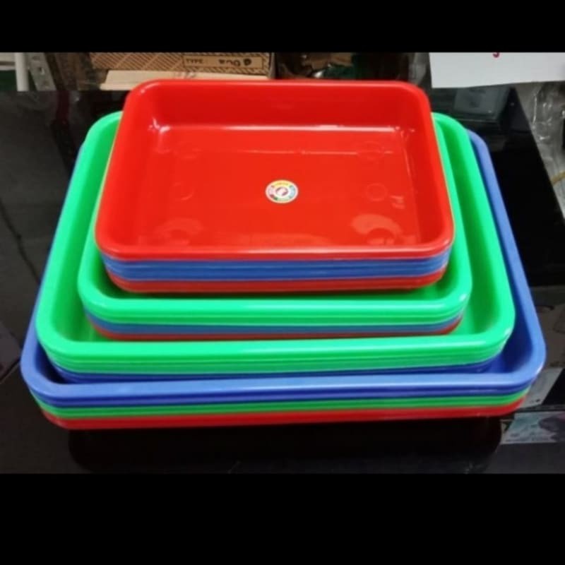 nampan plastik komet star no 2/nampan segi