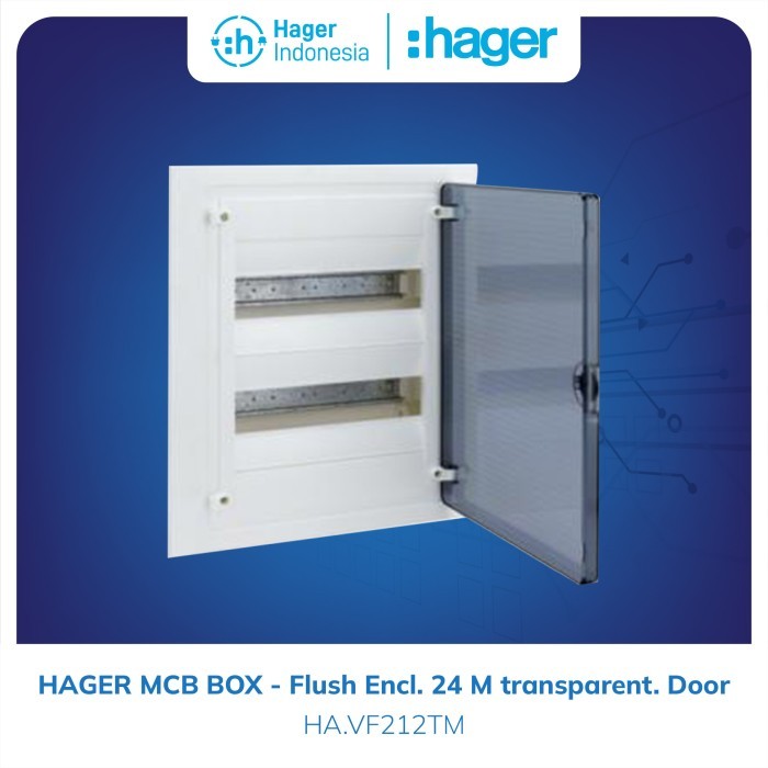 Hager Box Mcb 24 Group Inbow Transparant - Vf212Tm