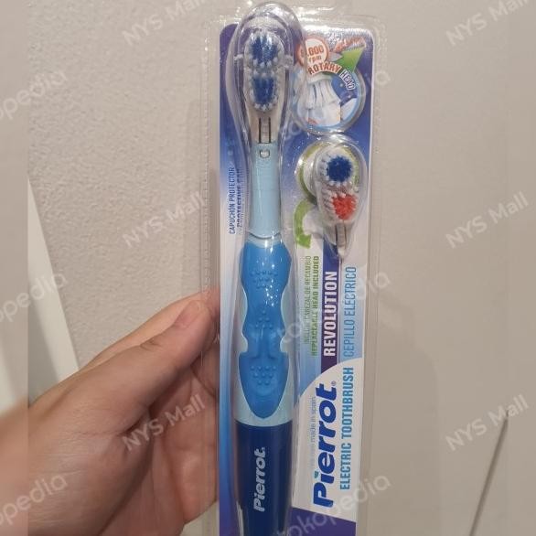 Pierrot Electric Toothbrush Sikat Gigi Elektrik + Brush Refill 1Pc