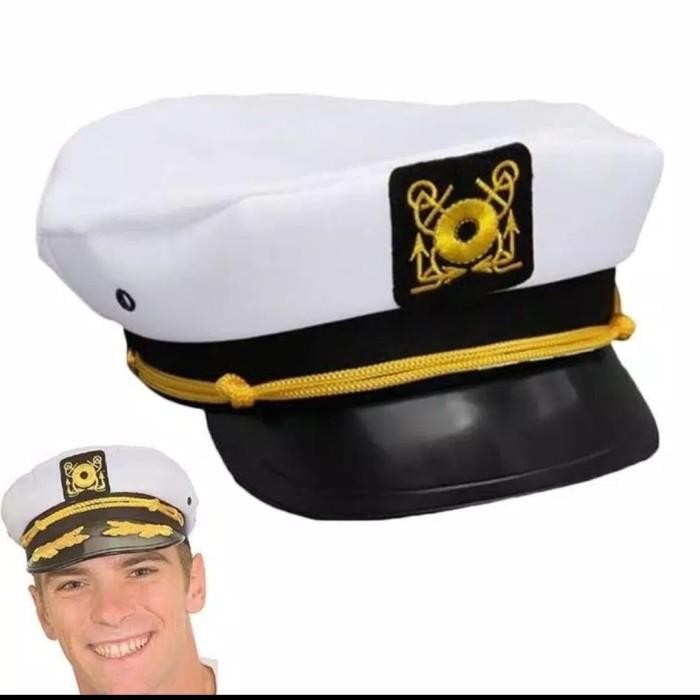 Topi Sailor Pelaut / Topi Captain Pelaut