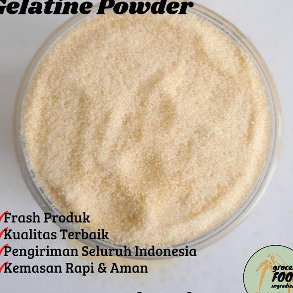 

Gelatin Powder 500Gram / Gelatine Bubuk Merek Gelita - Halal