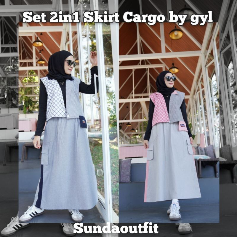 Set 2in1 Skirt Cargo by gyl