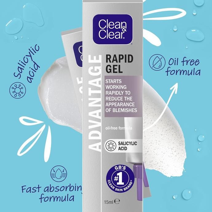 Clean & Clear Advantage Acne Spot Treatment Gel Cream Salicylic Acid __Nasara