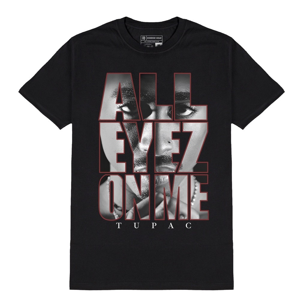 Horror Issue T-Shirt Tupac Eyez Black Unisex