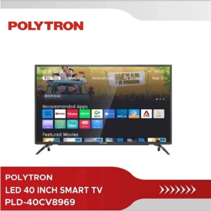 POLYTRON TV LED 40Inch Smart TV PLD 40CV8969