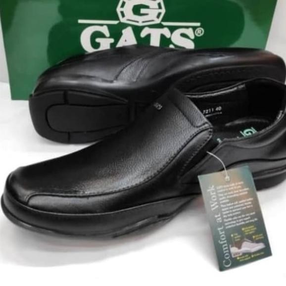 Sepatu Pantofel Santai Pria Merk Gats 0Riginal Gi 7211 Kulit