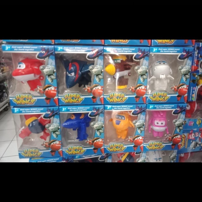 Licy Mainan Robot Super Wings 8 Karakter