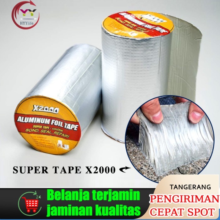 

Sale Super Tape X2000/Aluminium Foil Tape/Lakban Anti Bacor